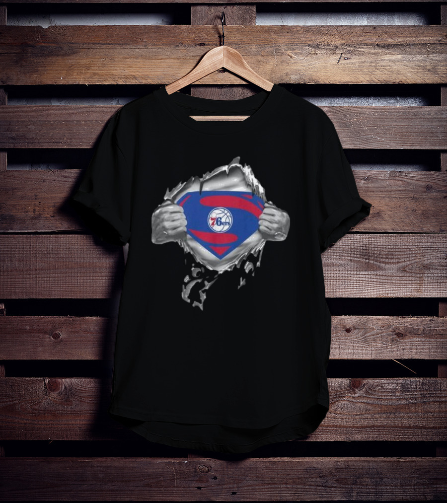 Philadelphia 76ers Superman Inside T-Shirt