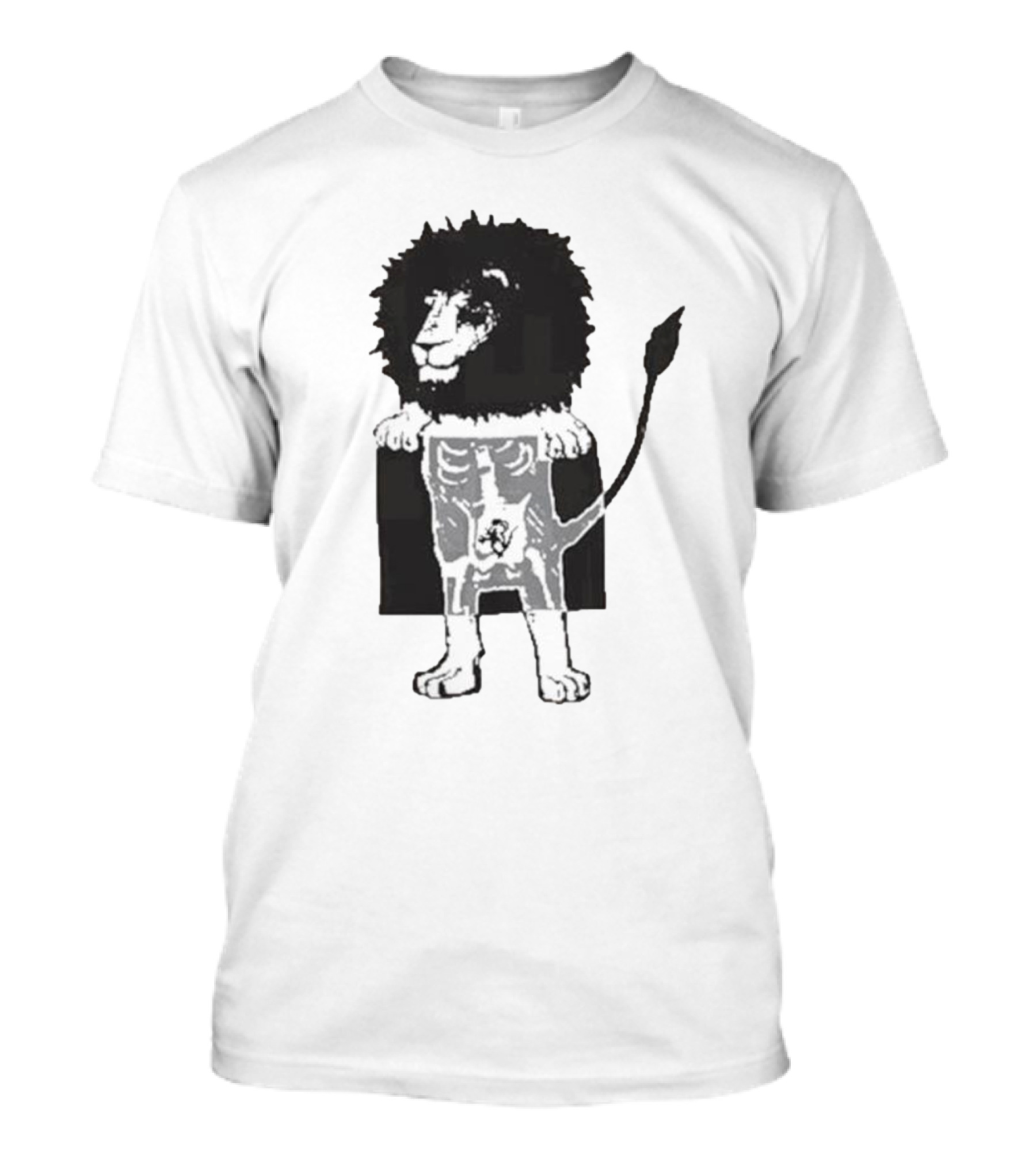 Lion Skeleton X-ray Body T-Shirt