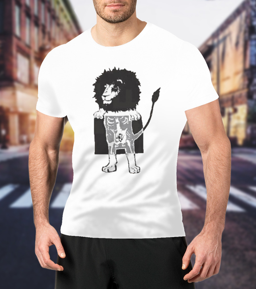Lion Skeleton X-ray Body T-Shirt