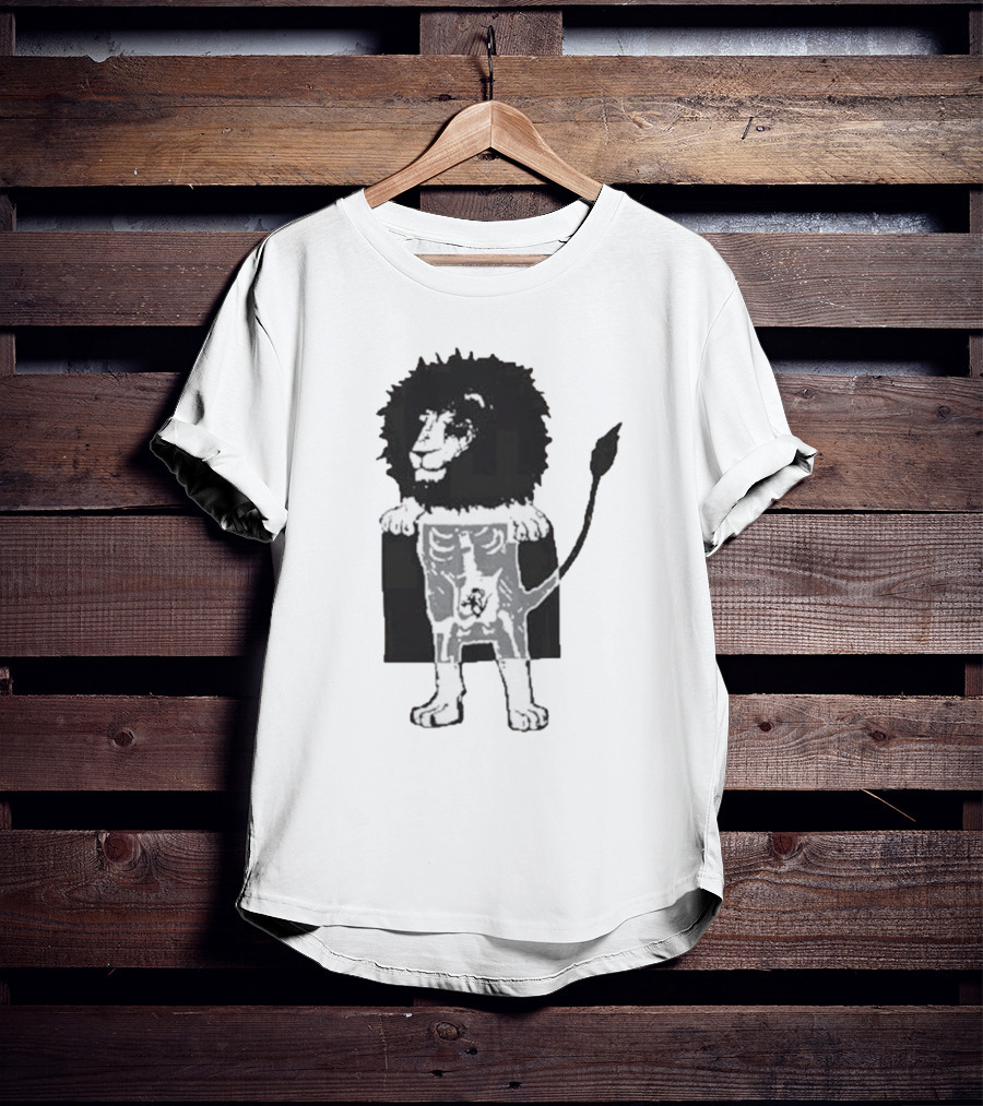 Lion Skeleton X-ray Body T-Shirt