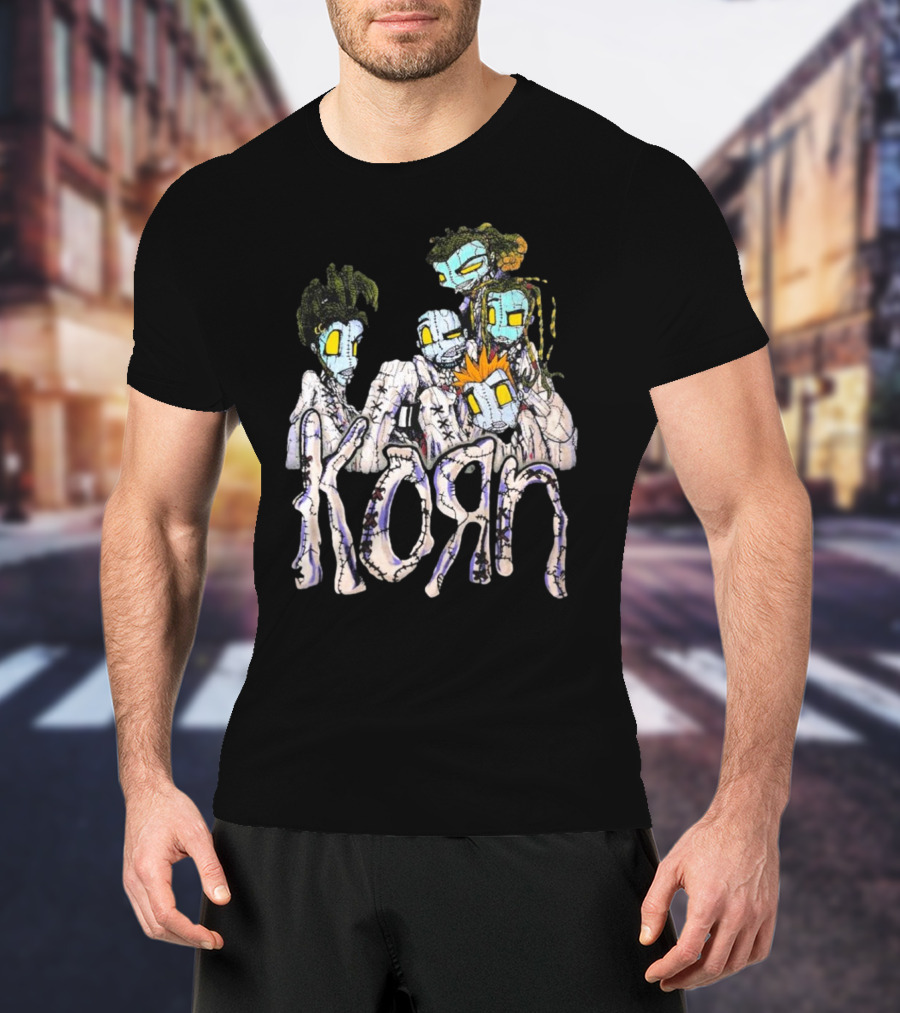 Rare Vintage 1999 Korn Issues Zombies Stitch T-Shirt