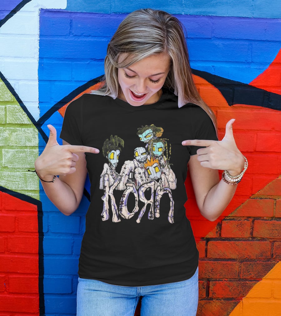 Rare Vintage 1999 Korn Issues Zombies Stitch T-Shirt