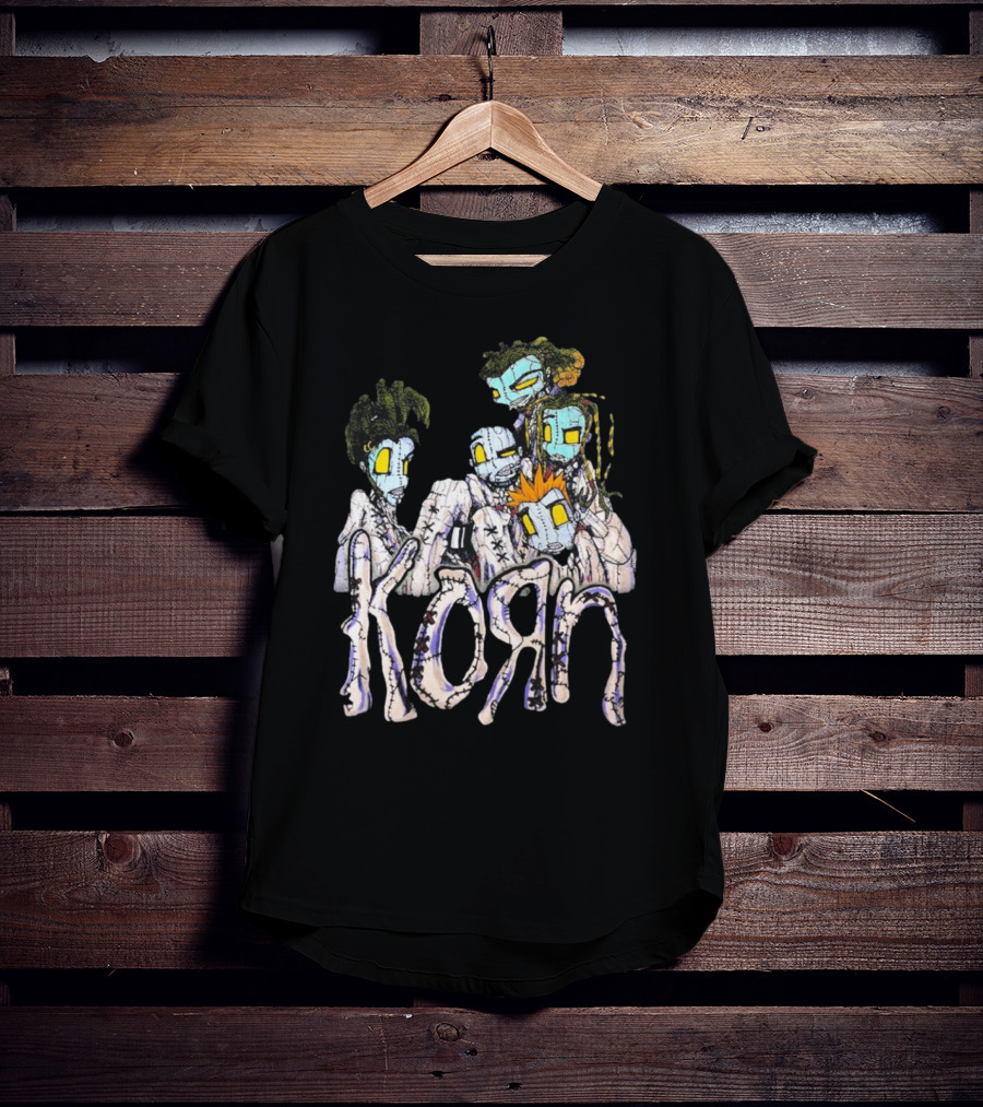 Rare Vintage 1999 Korn Issues Zombies Stitch T-Shirt