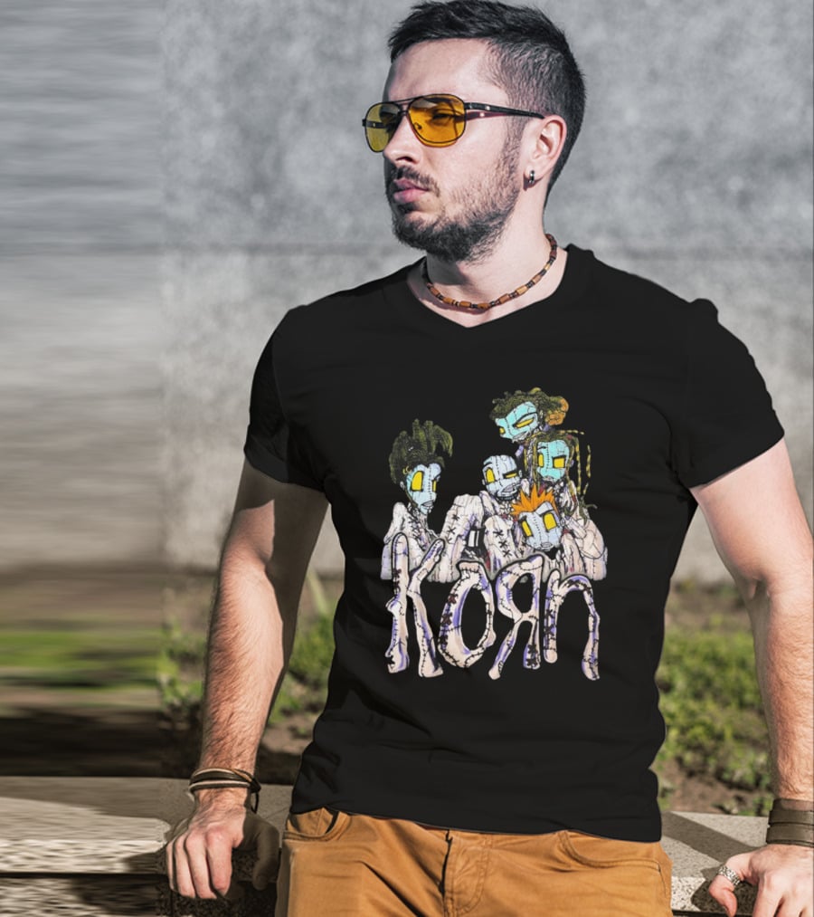 Rare Vintage 1999 Korn Issues Zombies Stitch T-Shirt