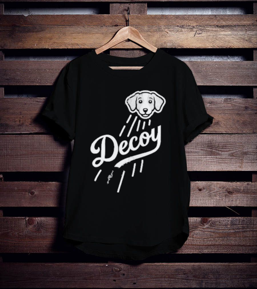 Decoy Rotowear Dog Head With Rays T-Shirt