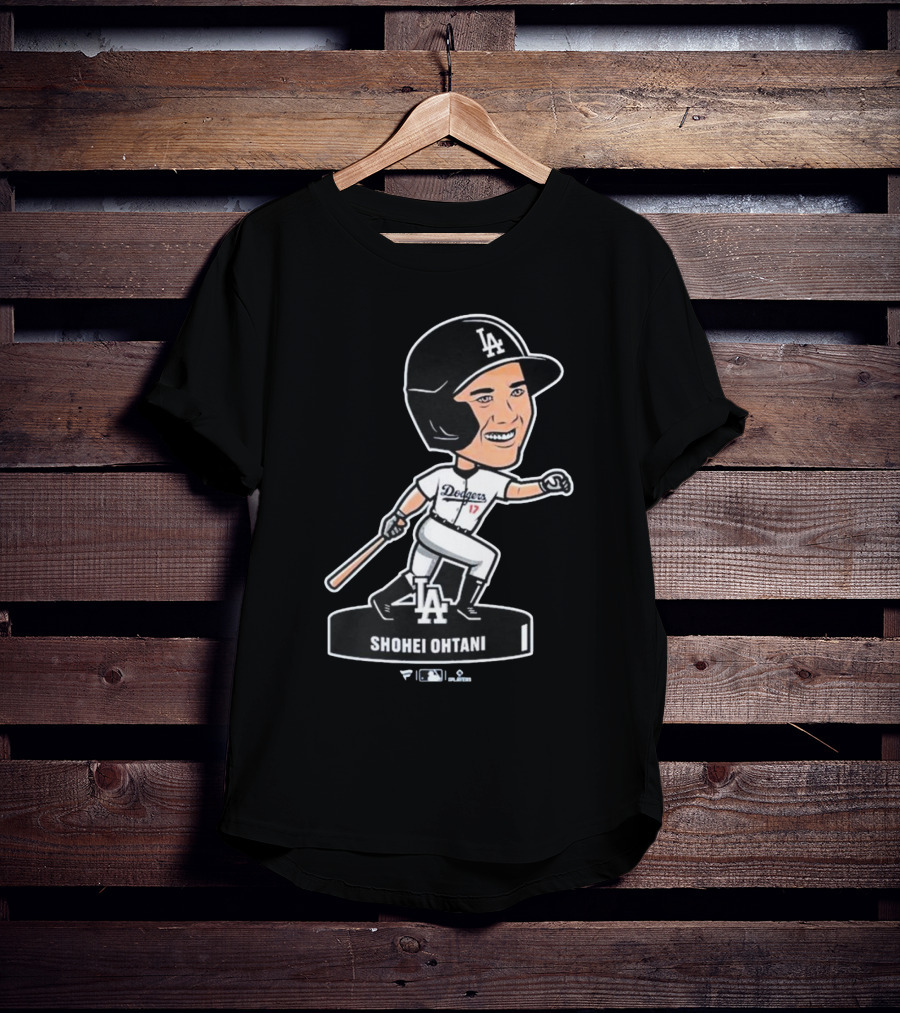 Shohei Ohtani Los Angeles Dodgers LA Bobblehead Dodgers 17 T-Shirt