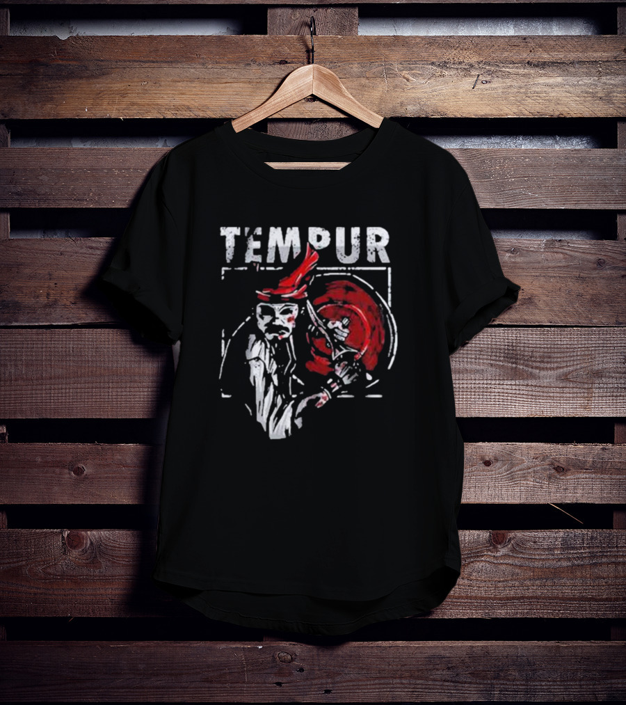 Tempur Tanah Melayu Warrior Axe And Shield T-Shirt
