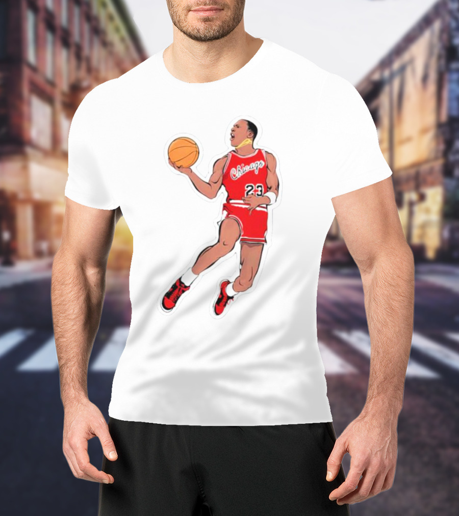 Slam Dunk From The Goat Chicago 23 Basketball Legend T-Shirt