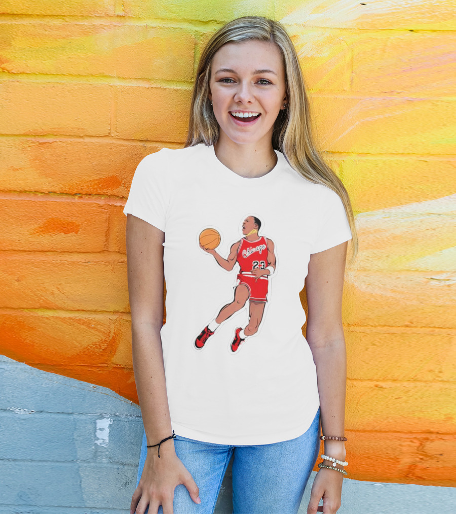 Slam Dunk From The Goat Chicago 23 Basketball Legend T-Shirt