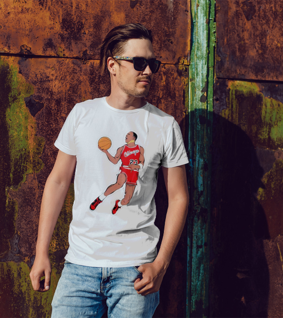 Slam Dunk From The Goat Chicago 23 Basketball Legend T-Shirt