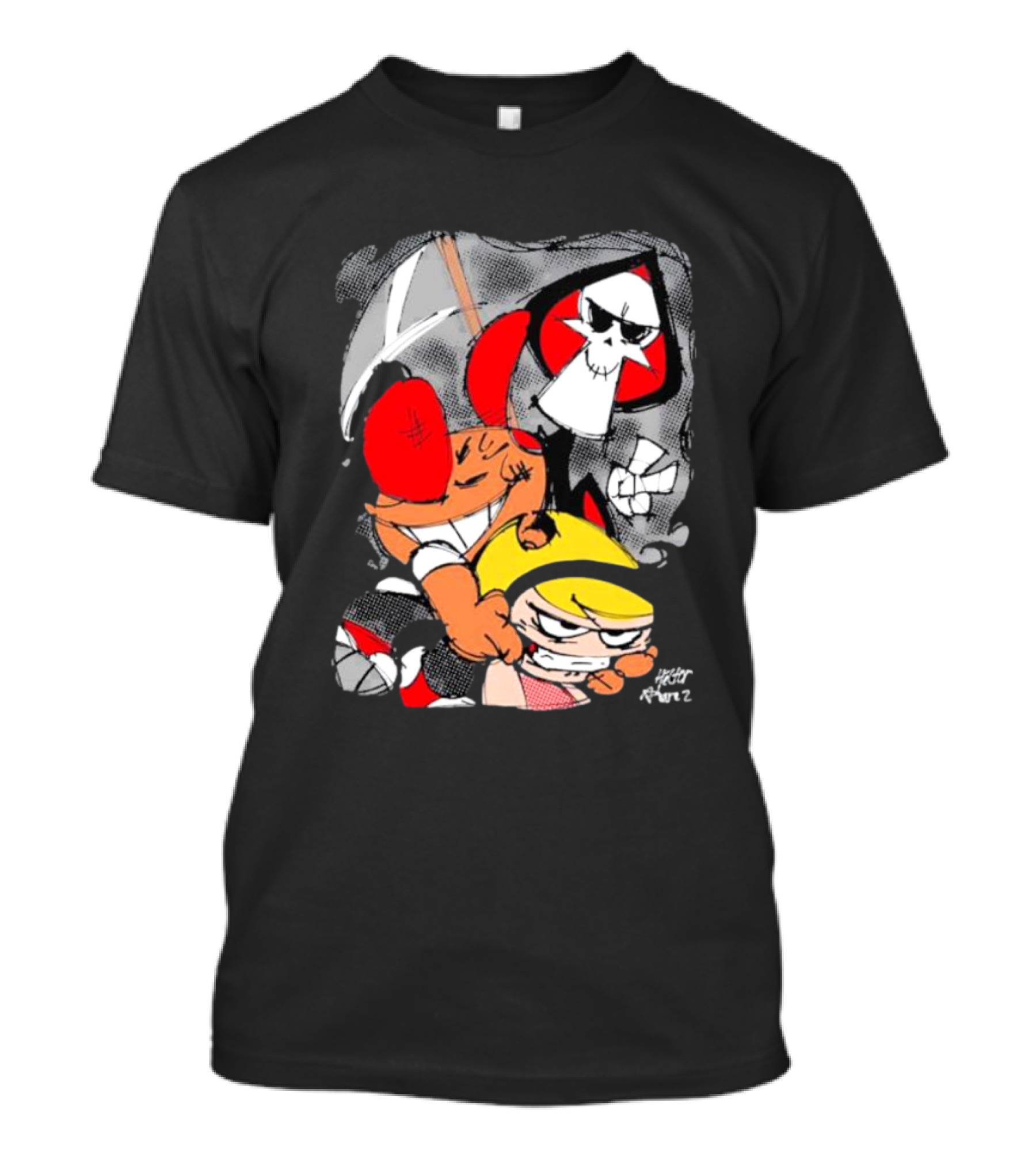 Grim Adventures Billy Mandy Cartoon Network Fan Art Freddy Ramirez T-Shirt