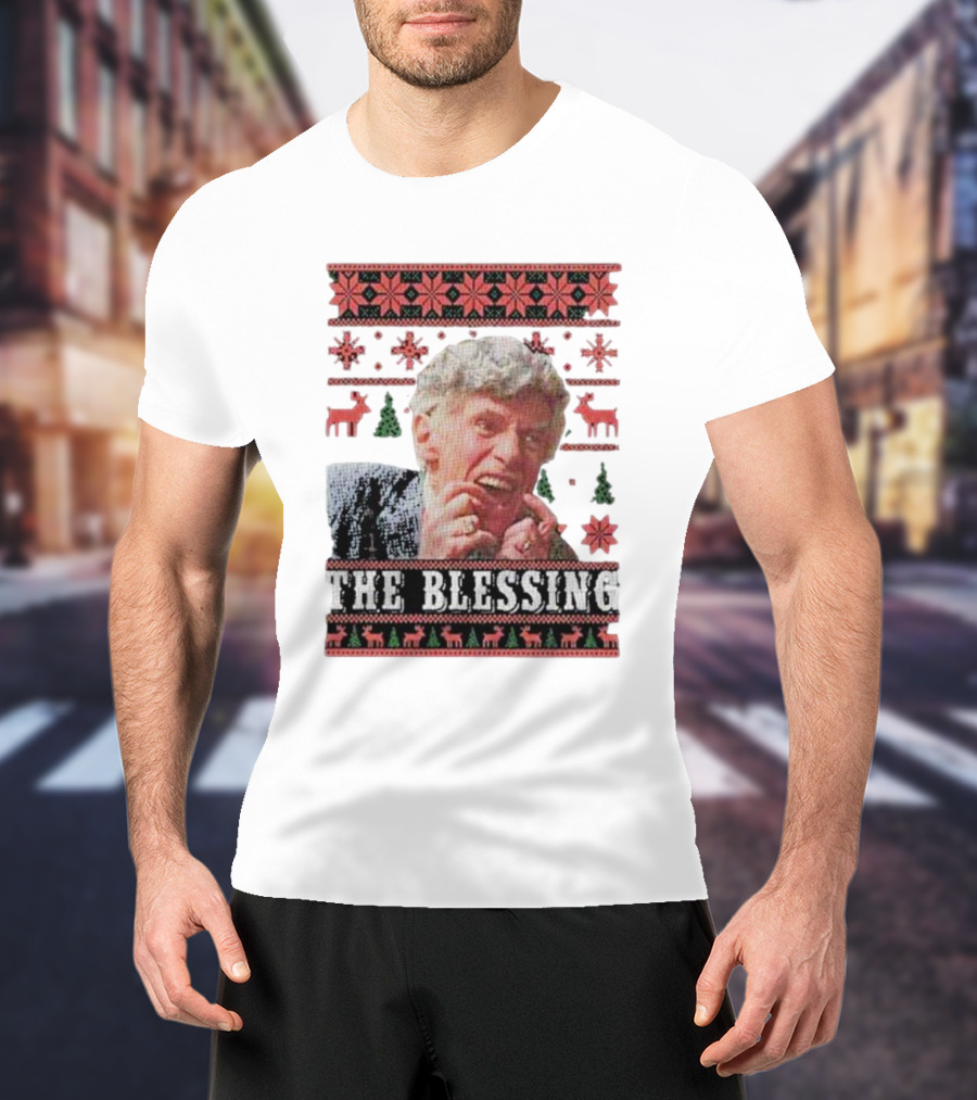 Uncle Lewis Ugly Christmas Sweater The Blessing T-Shirt