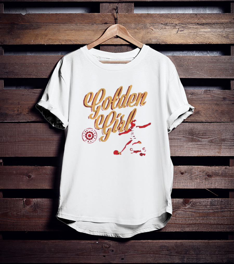 Portland Thorns Sophia Smith Golden Girl Soccer Motif T-Shirt