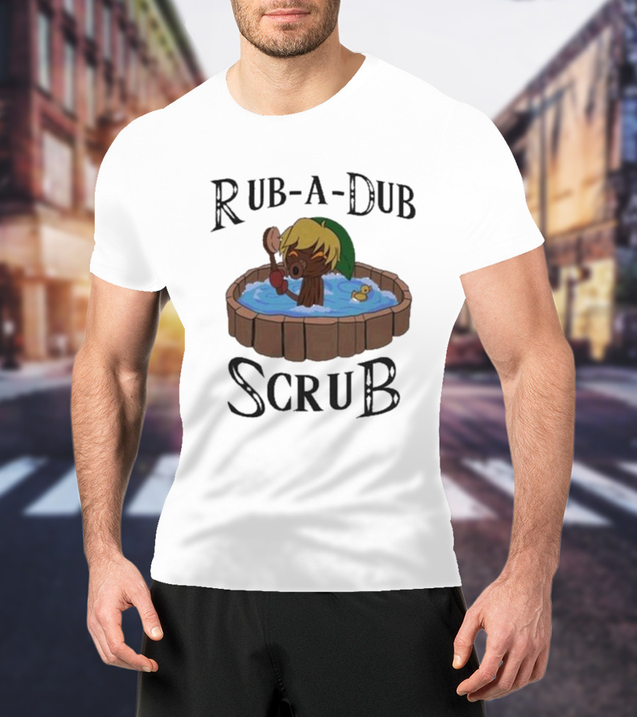 Rub-A-Dub Scrub Deku Tree Bath With Rubber Duck T-Shirt