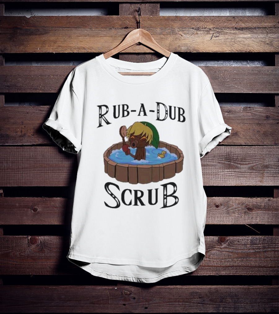 Rub-A-Dub Scrub Deku Tree Bath With Rubber Duck T-Shirt