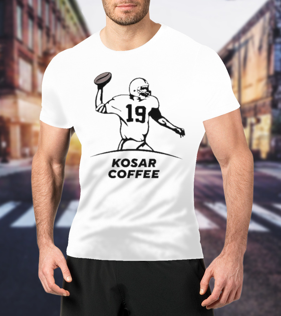 Bernie Kosar 19 Kosar Coffee Football Player T-Shirt