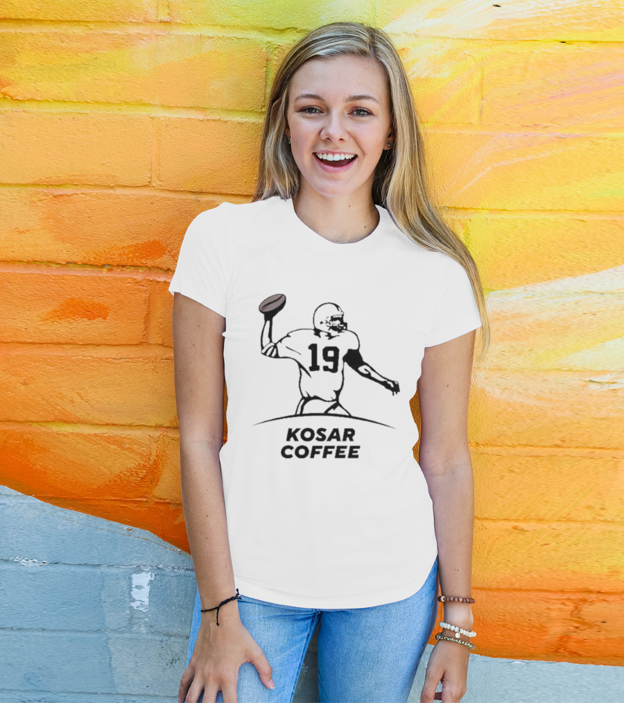 Bernie Kosar 19 Kosar Coffee Football Player T-Shirt