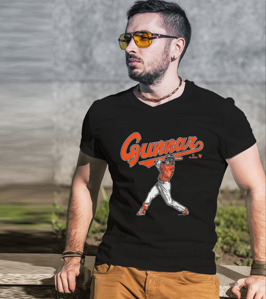 Gunnar Henderson Baseball Players Swing T-Shirt