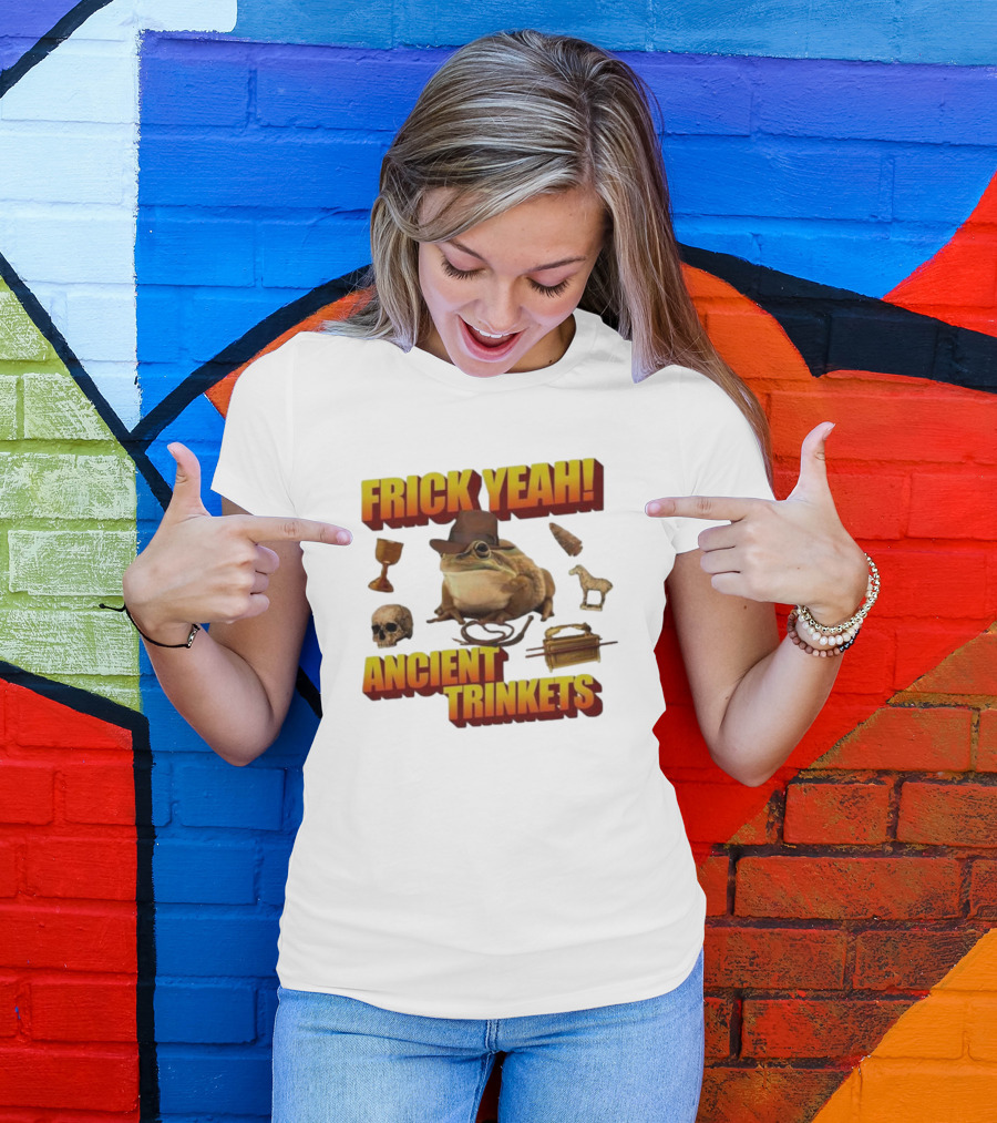 Frick Yeah Cowboy Frog Ancient Trinkets T-Shirt