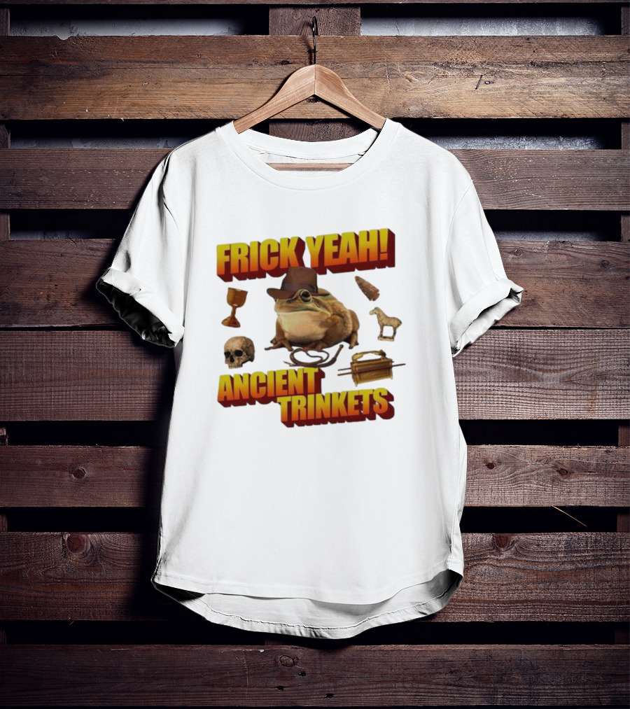 Frick Yeah Cowboy Frog Ancient Trinkets T-Shirt