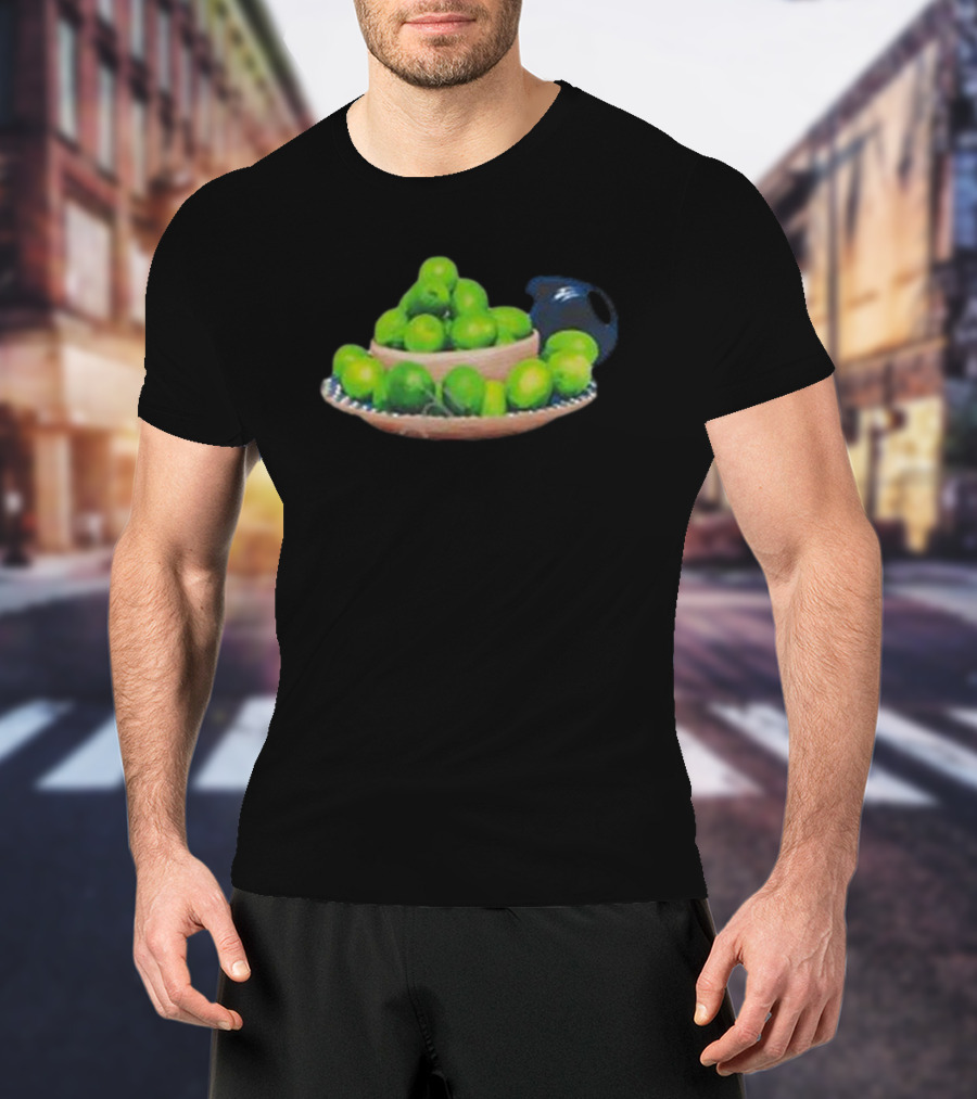 Fsgprints I Love Limes Bowl Of Fresh Green Limes T-Shirt