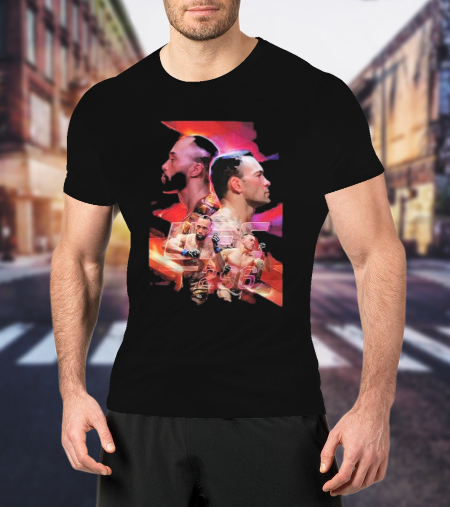 Men’s UFC 296 Fighter Portrait Series Dynamic Action T-Shirt