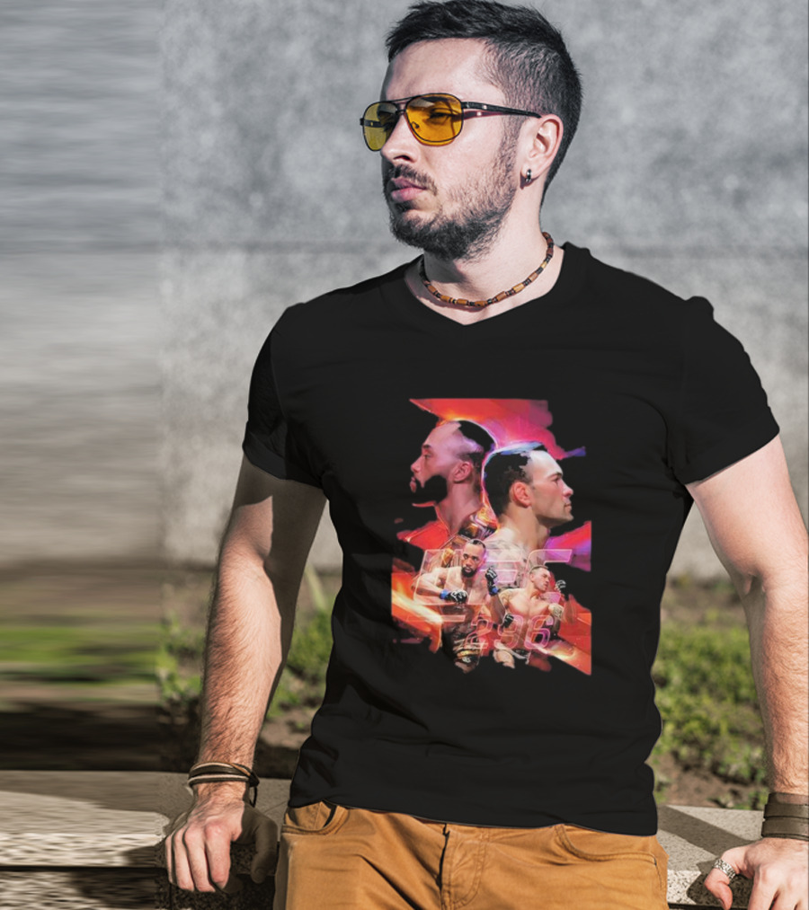 Men’s UFC 296 Fighter Portrait Series Dynamic Action T-Shirt