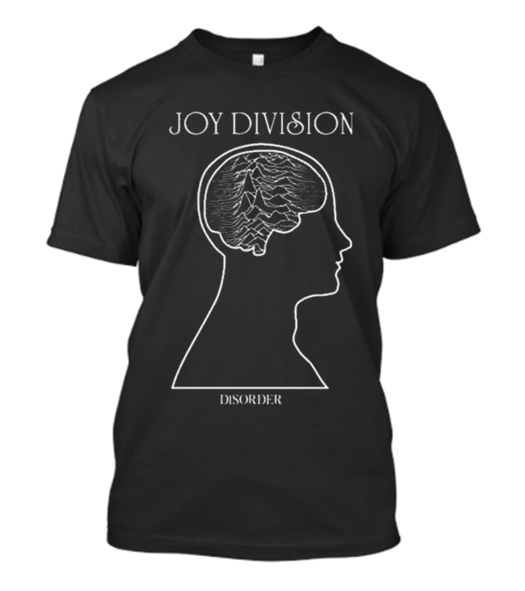 Joy Division Unknown Pleasures Brainwave Silhouette Disorder T-Shirt