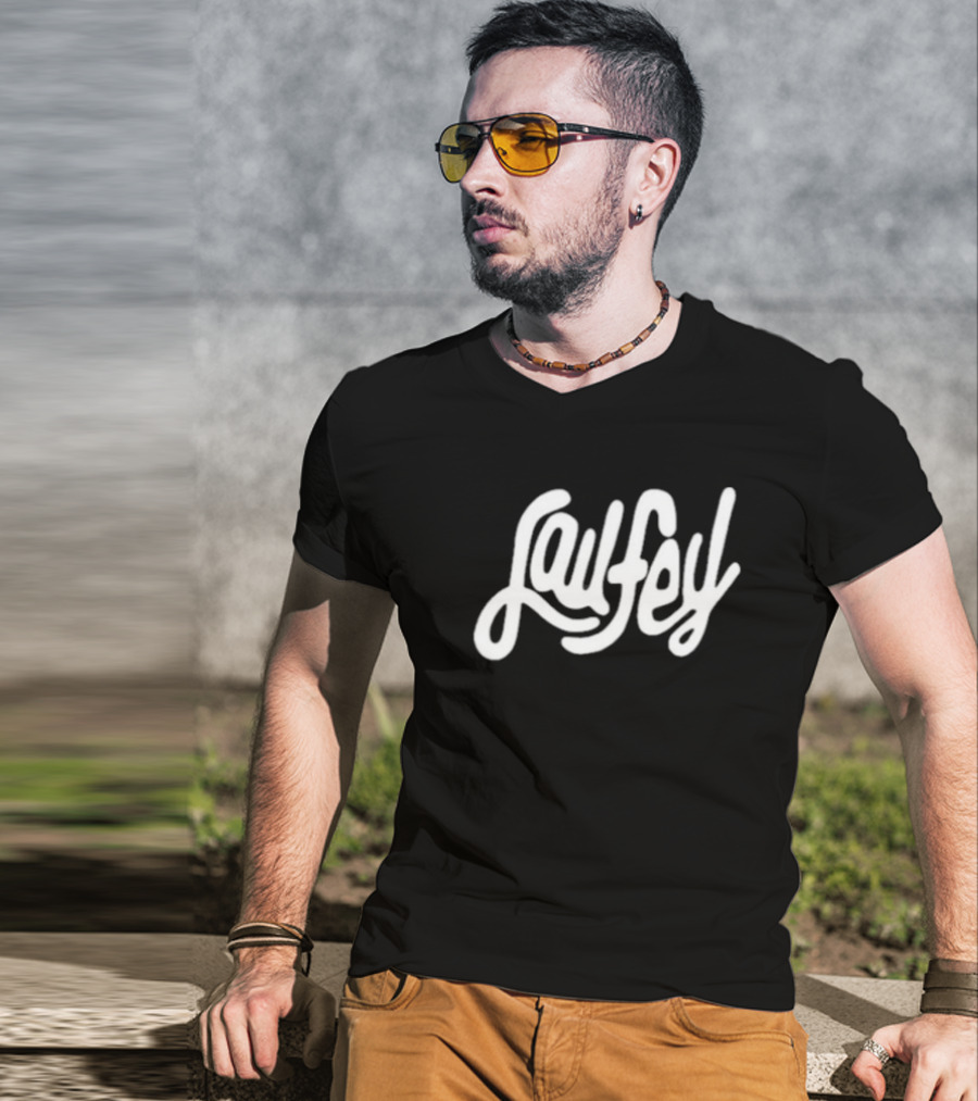 Laufey Logo White T-Shirt