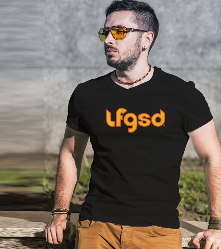 LFGSD Orange Retro T-Shirt