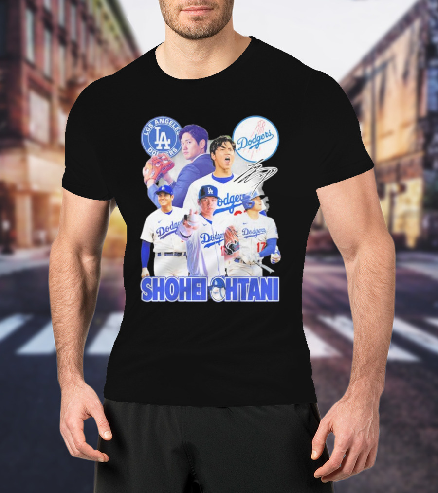 Los Angeles Dodgers Shohei Ohtani Dodger Stadium Arrival T-Shirt