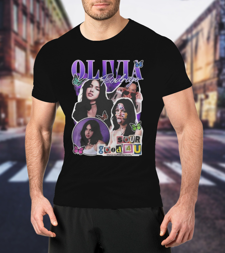 Olivia Rodrigo Sour Good 4 U Butterfly T-Shirt