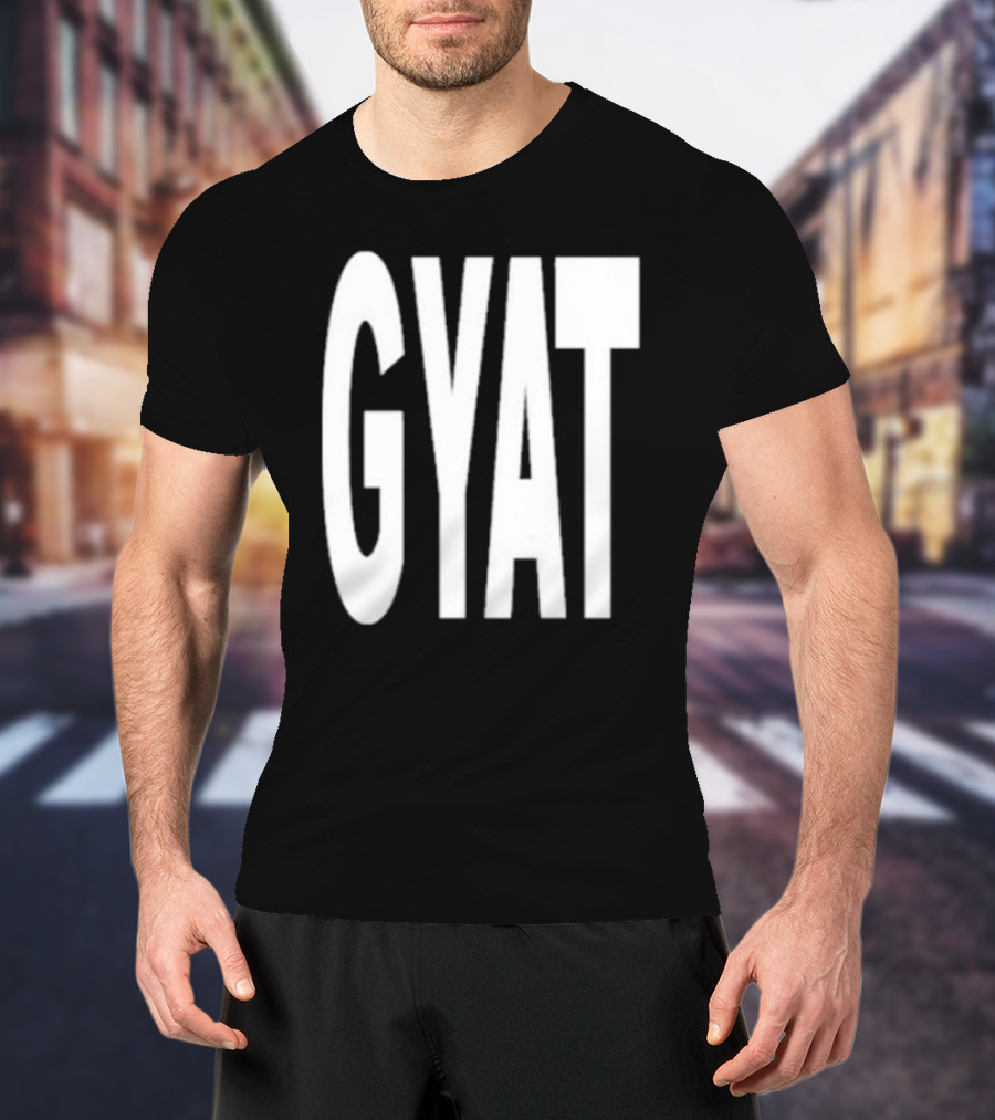 Revive Gyat Bold Statement Text White T-Shirt