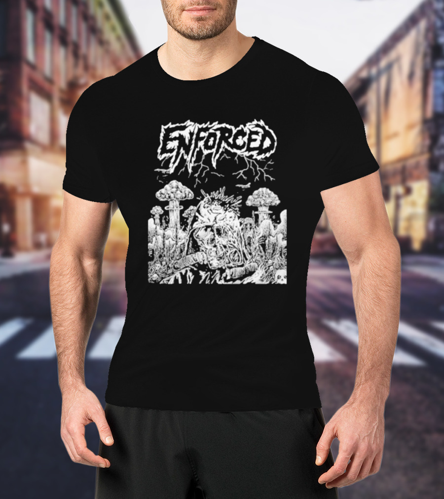 Enforced UXO Apocalyptic Skull Explosions T-Shirt