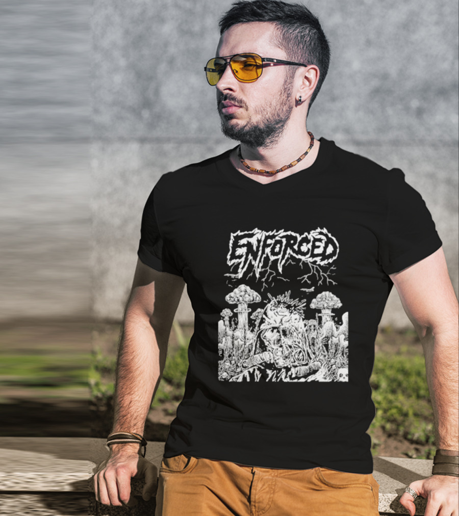Enforced UXO Apocalyptic Skull Explosions T-Shirt