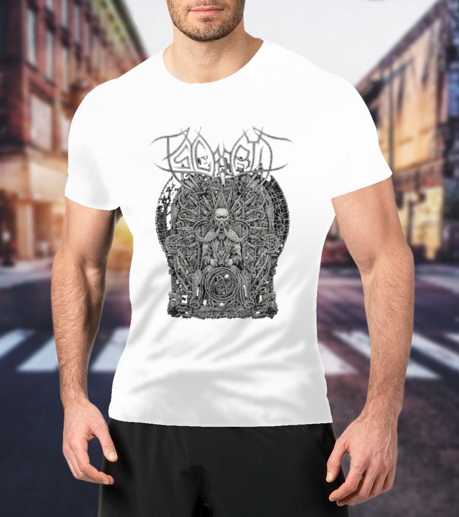 Psycroptic Intricate Skull Throne T-Shirt