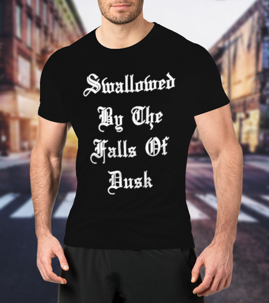 Swallowed By The Falls Of Dusk Darkness Journeys T-Shirt