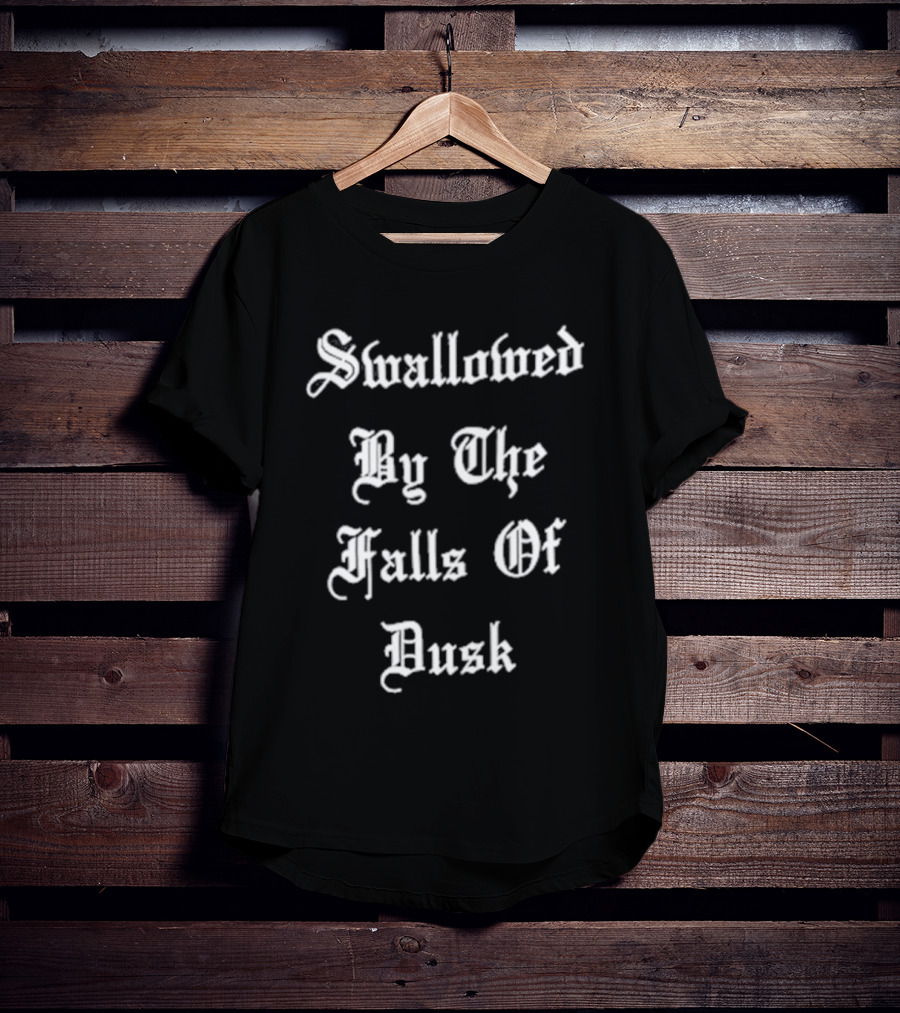 Swallowed By The Falls Of Dusk Darkness Journeys T-Shirt