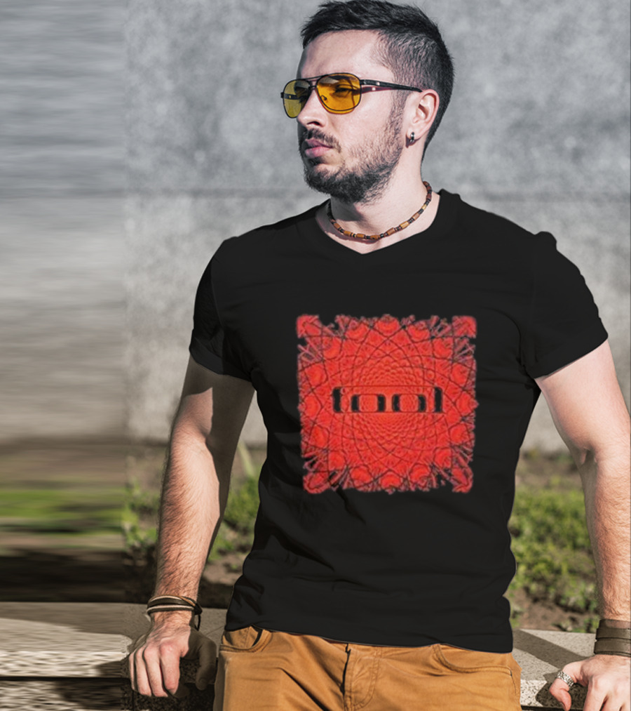Tool Red Geometric T-Shirt