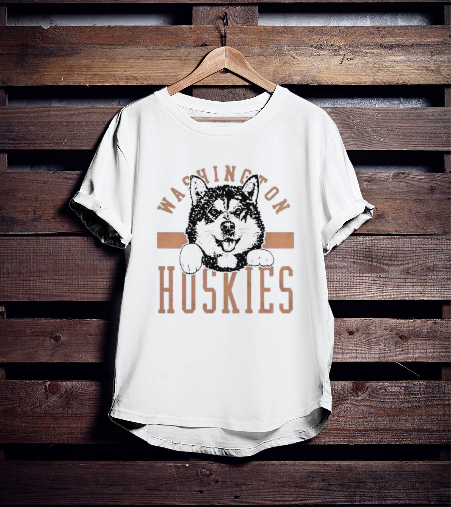 Washington Huskies Vintage Iconic Mascot T-Shirt