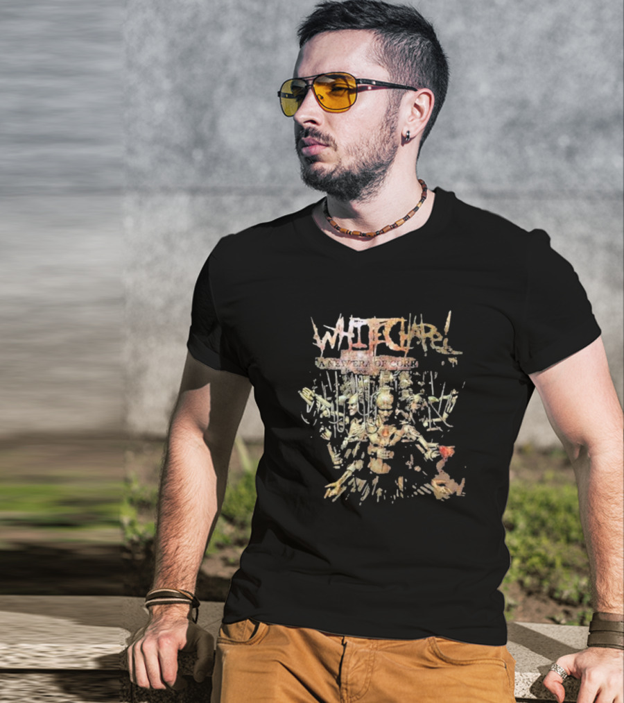 Whitechapel A New Era Of Corruption Mechanical Dystopia T-Shirt