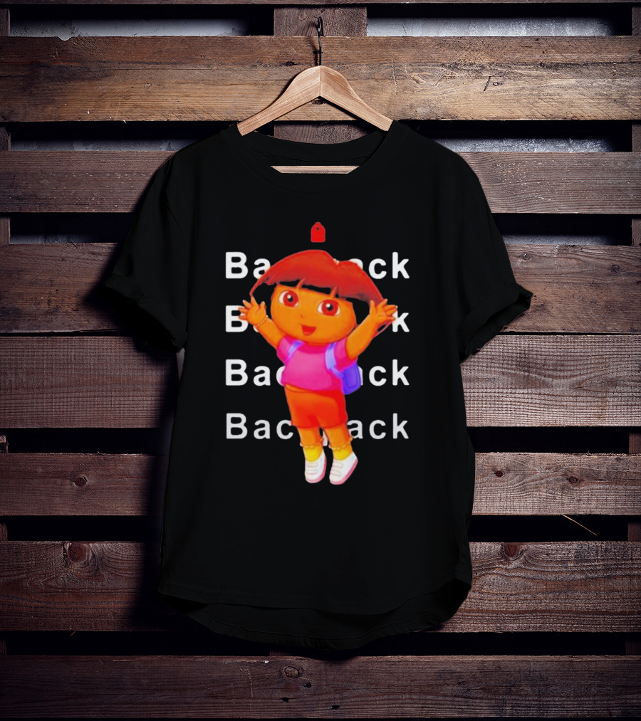 Dora Backpack Adventures Playful Youthful T-Shirt