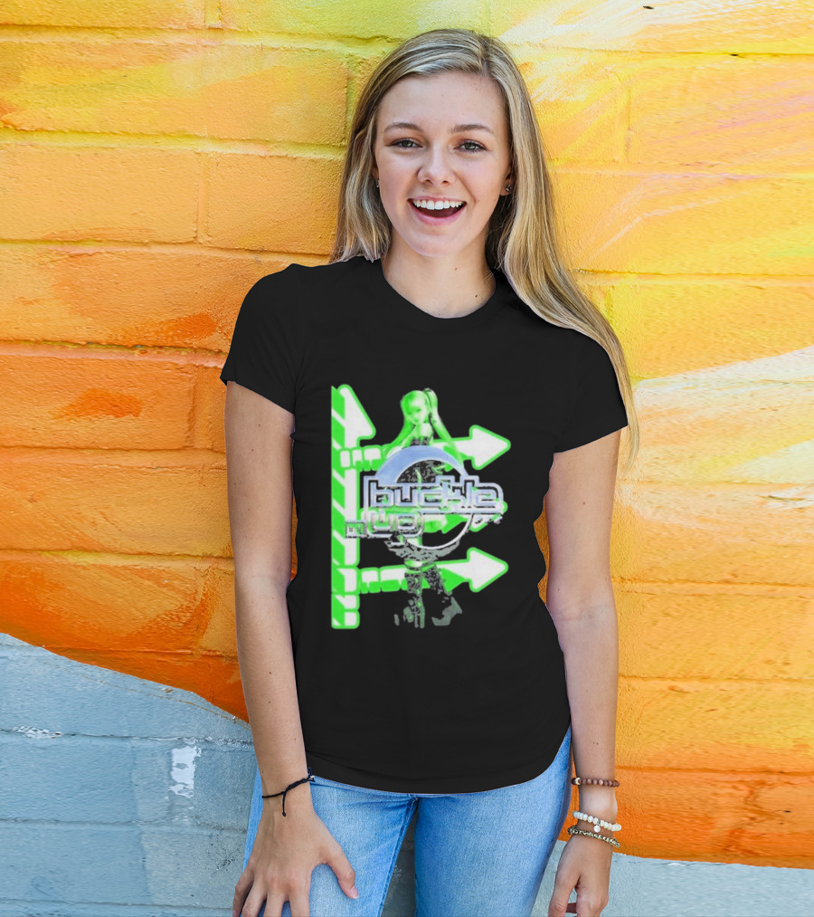Buckle On Up Quality Spx6900 Green Arrows T-Shirt