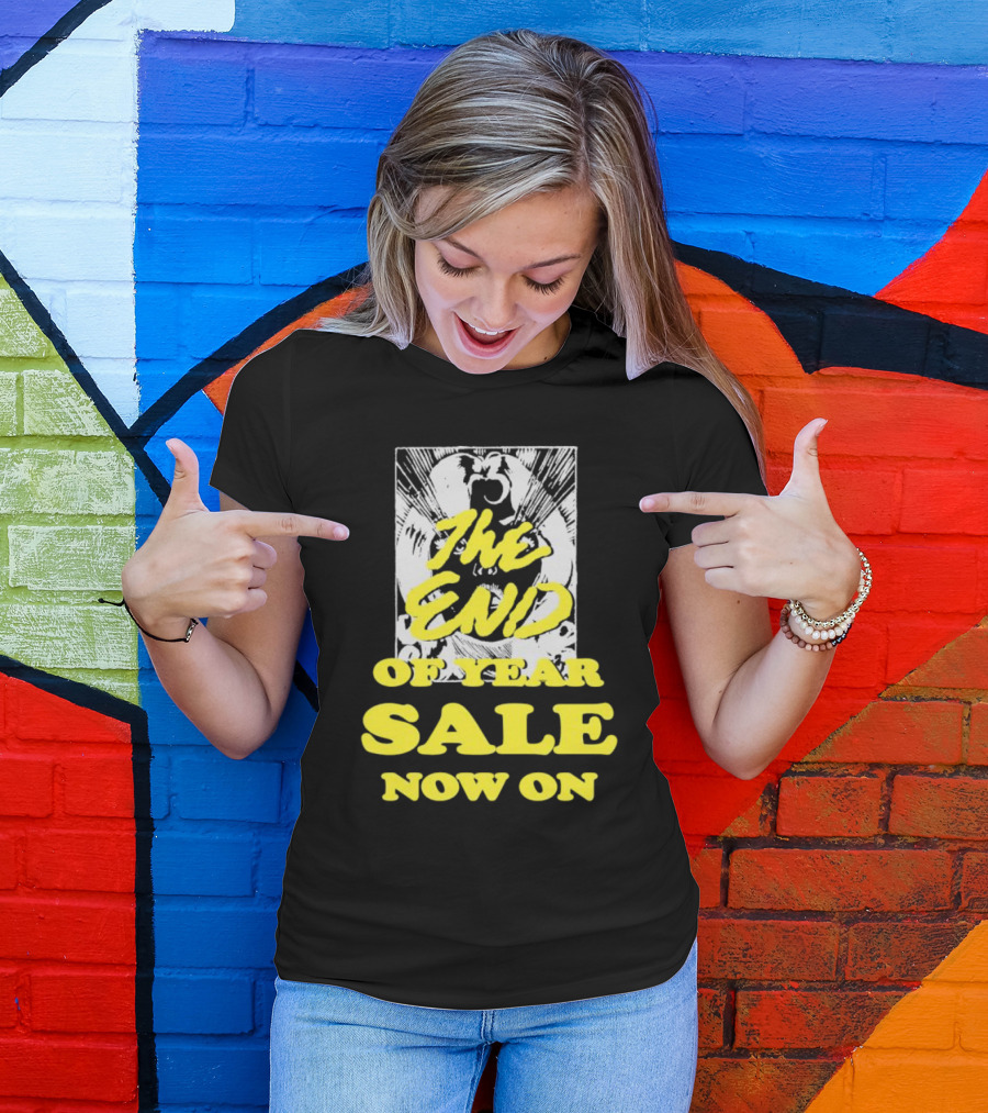 The End Of Year Sale Now On Comic Style Pop Art Explosion T-Shirt