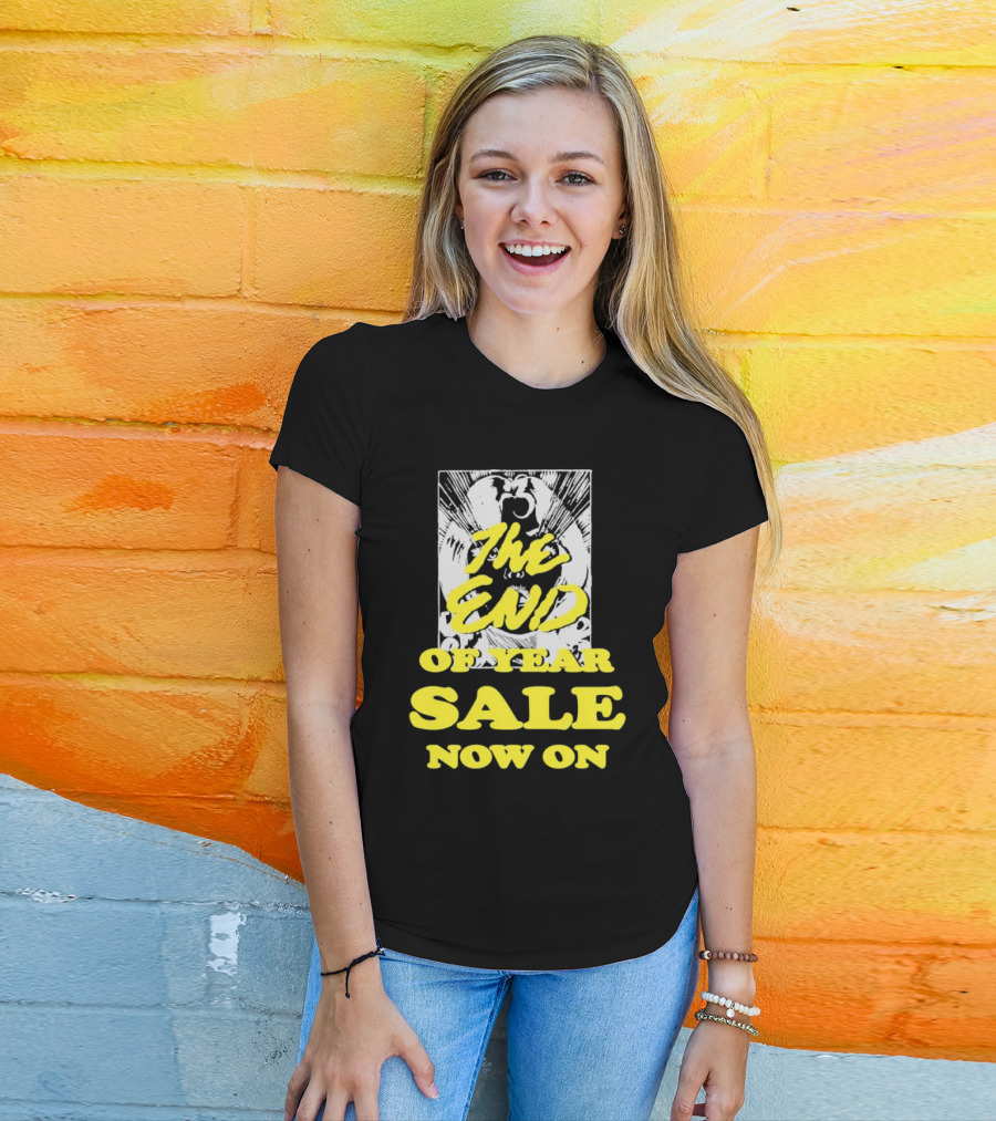 The End Of Year Sale Now On Comic Style Pop Art Explosion T-Shirt