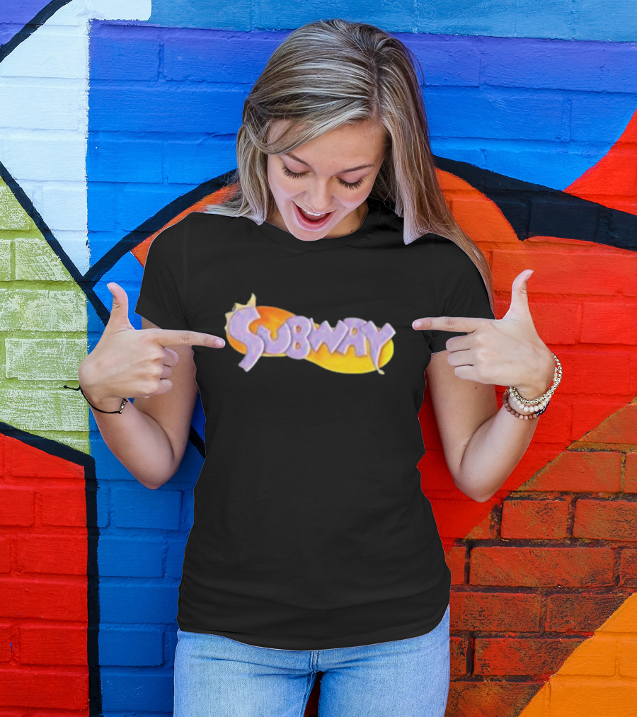 Weaponsofmassdestruction Spyro-Style Subway Logo Dragon Sandwich T-Shirt