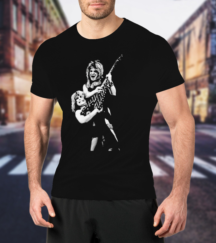 Ozzy Osbourne Randy Rhoads Live Performance Vintage Rock Legends T-Shirt