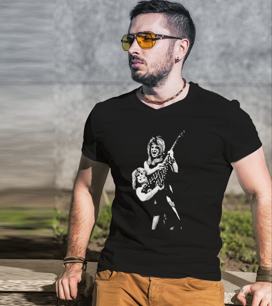 Ozzy Osbourne Randy Rhoads Live Performance Vintage Rock Legends T-Shirt