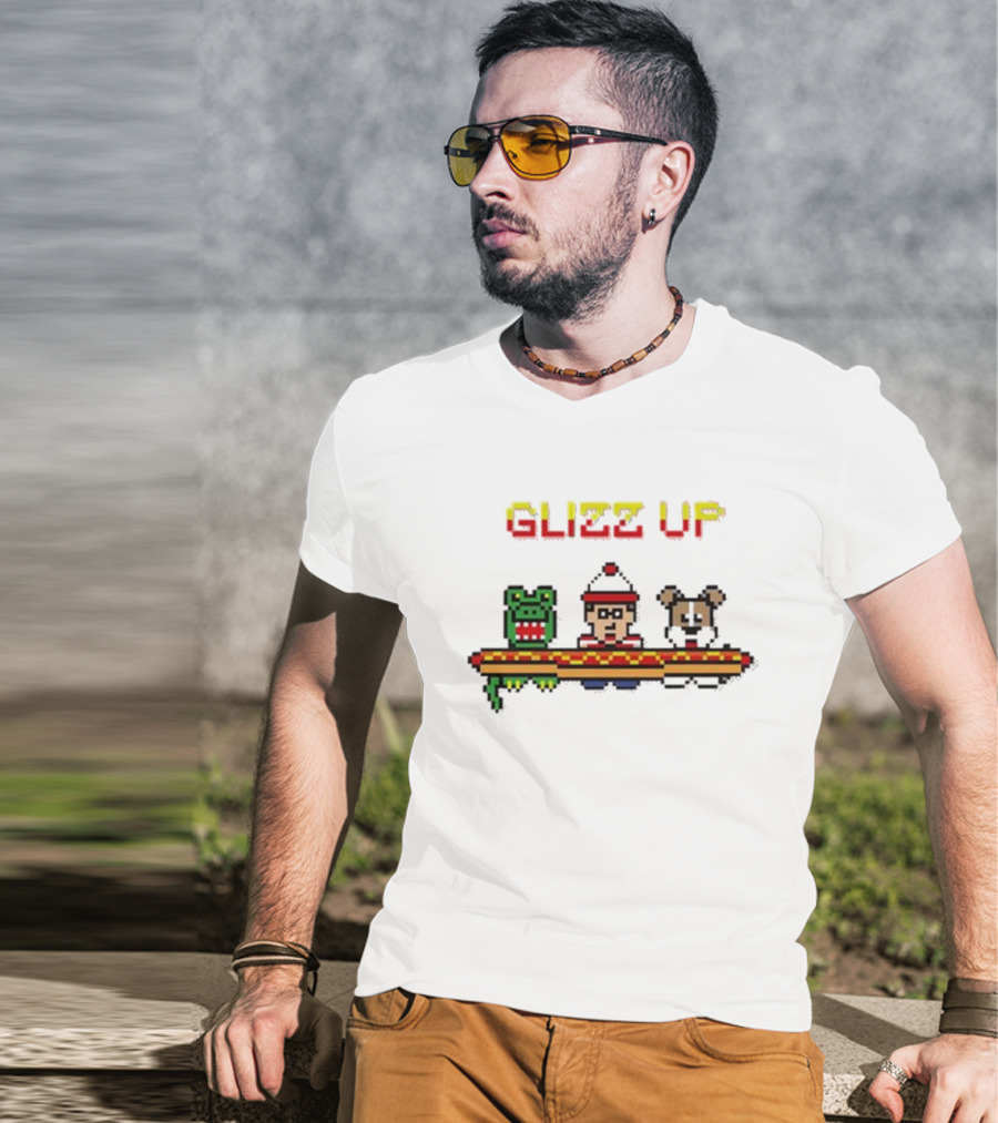 Sir Yacht Glizz Up Pixel Art Boat Adventure T-Shirt