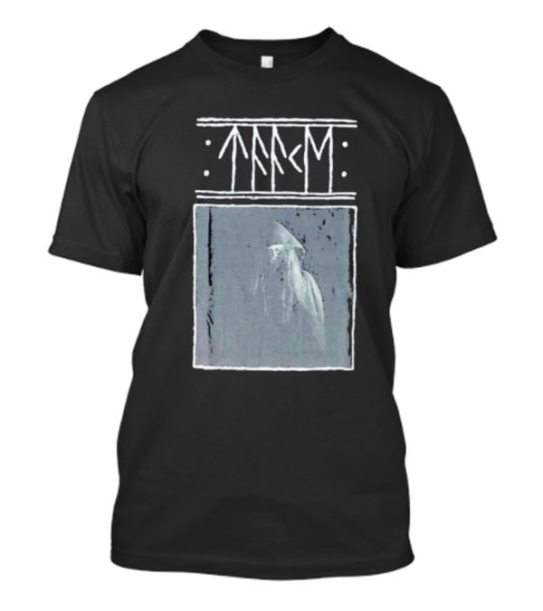 Taake Stridens Hus Nordic Runes Monochrome T-Shirt